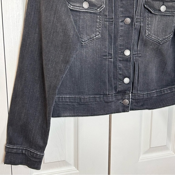 Karl Lagerfeld Black Denim Jacket XS - Picture 5 of 13